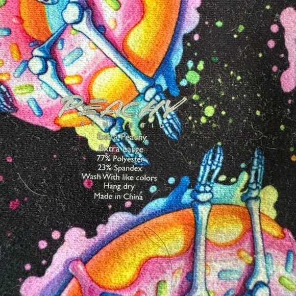 Skeleton Donut Floating Shorts - Picture 2 of 3